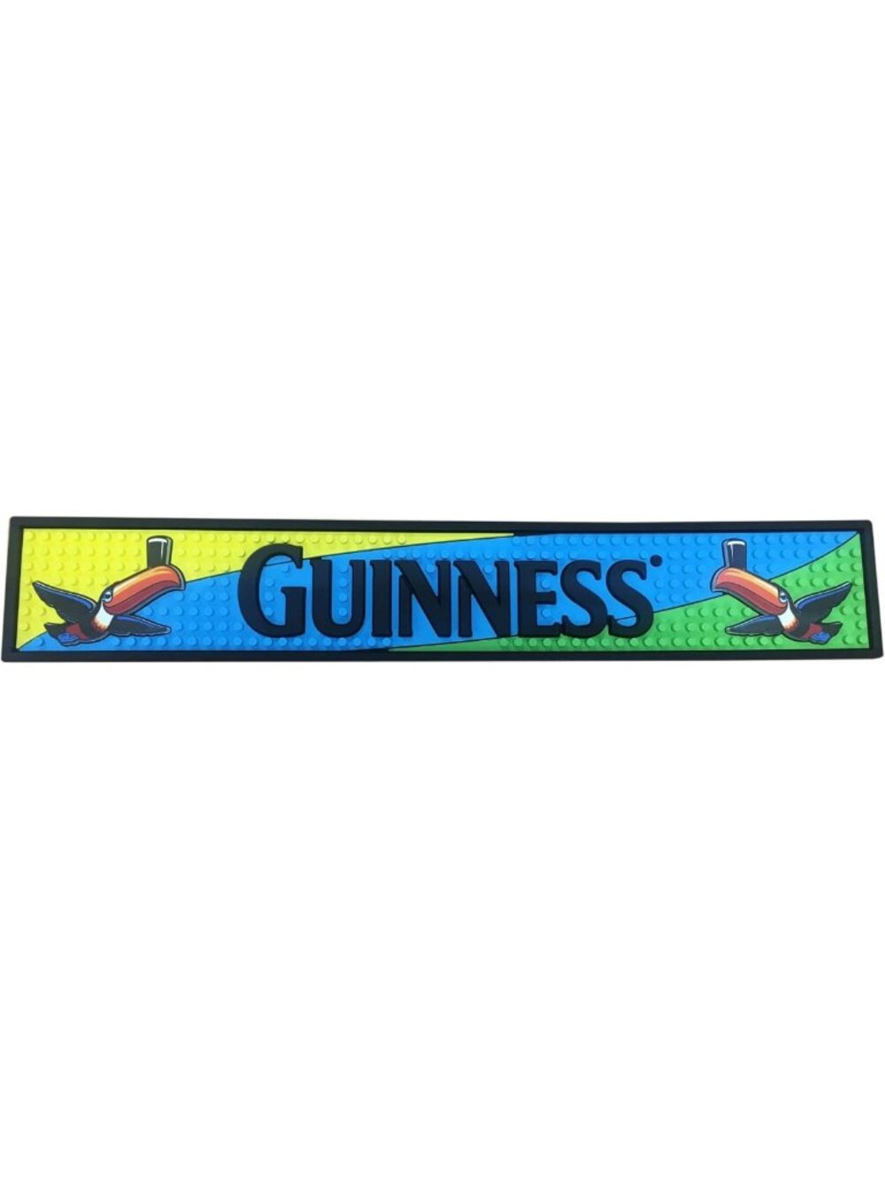 Colorful PVC Bar Mat for Home Bar | No-Spill Design | Fun Toucan Decor